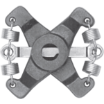 Coupling, 1/12 & 1/6 Circulator hp CI HD Cross Bar JK-52