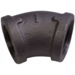 Malleable Iron 45° Elbow, 3/4