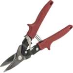 Snips, Cuts Left Red Erg Grip for Metal & Vinyl Max2000