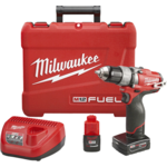 Drill/Driver Kit, 12V w/Chrgr/Batt M12 FUEL